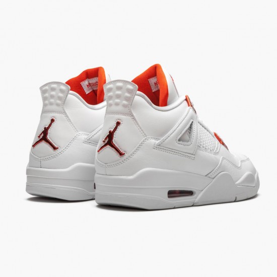 Nike Air Jordan 4 Retro Metallic Orange AJ Shoes