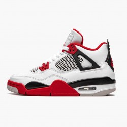 Nike Air Jordan 4 Retro OG GS Fire Red 2020 AJ Shoes