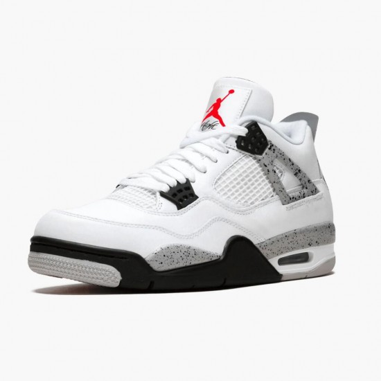 Nike Air Jordan 4 Retro OG White Cement AJ Shoes