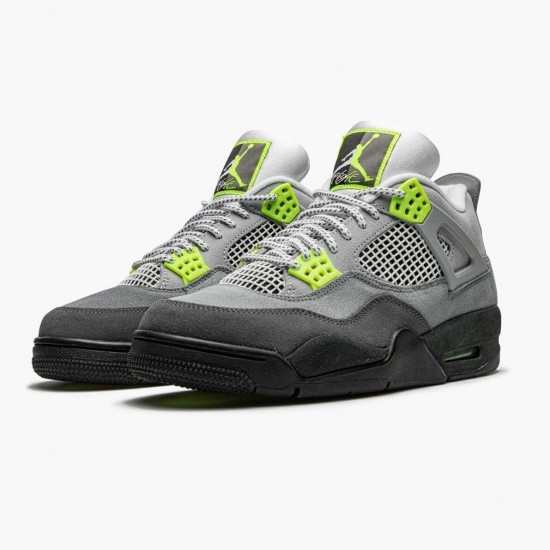 Nike Air Jordan 4 Retro SE 95 Neon AJ Shoes