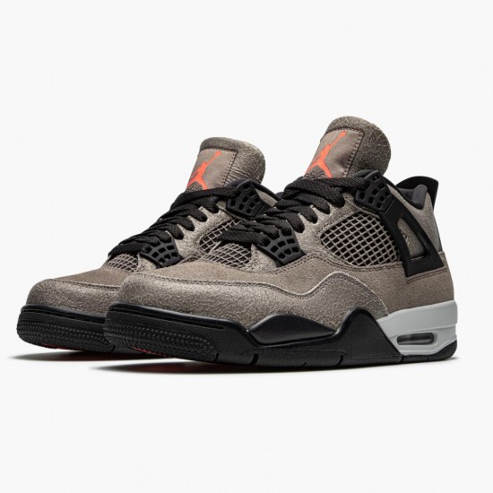 Off-White x Nike Air Jordan 4 Retro Taupe Haze AJ Shoes