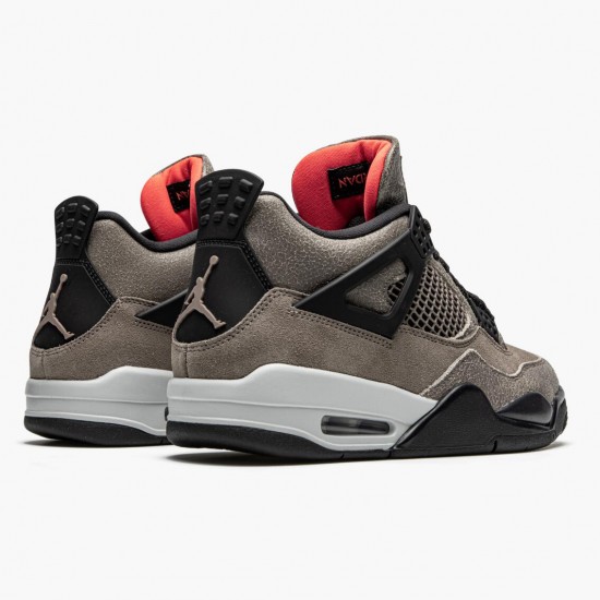 Off-White x Nike Air Jordan 4 Retro Taupe Haze AJ Shoes