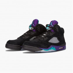 Nike Air Jordan 5 Retro Black Grape AJ Shoes