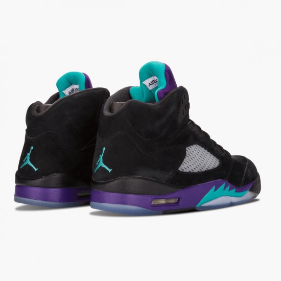 Nike Air Jordan 5 Retro Black Grape AJ Shoes