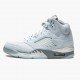 Nike Air Jordan 5 Retro Bluebird With Silver White AJ Shoes