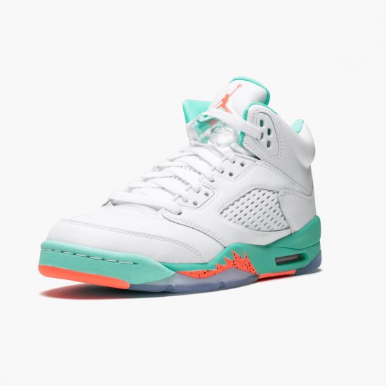 Nike Air Jordan 5 Retro Light Aqua AJ Shoes