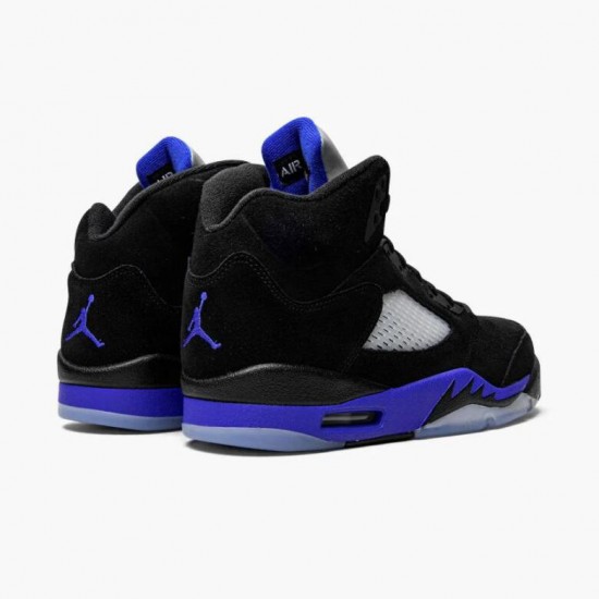 Nike Air Jordan 5 Retro Racer Blue With Black Blue AJ Shoes