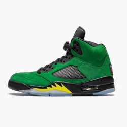 Nike Air Jordan 5 Retro SE Oregon Green Yellow AJ Shoes