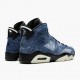 Nike Air Jordan 6 Retro Washed Denim AJ Shoes