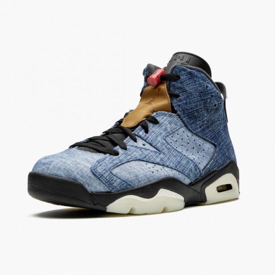 Nike Air Jordan 6 Retro Washed Denim AJ Shoes