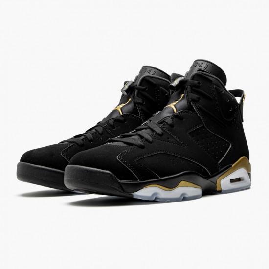 Nike Air Jordan 6 Retro DMP 2020 Black Metallic Gold AJ Shoes