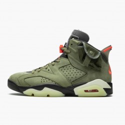 Travis Scott x Nike Air Jordan 6 Retro Olive AJ Shoes