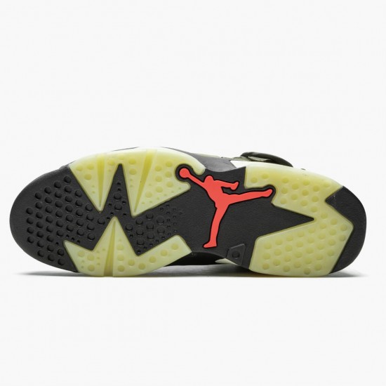 Travis Scott x Nike Air Jordan 6 Retro Olive AJ Shoes
