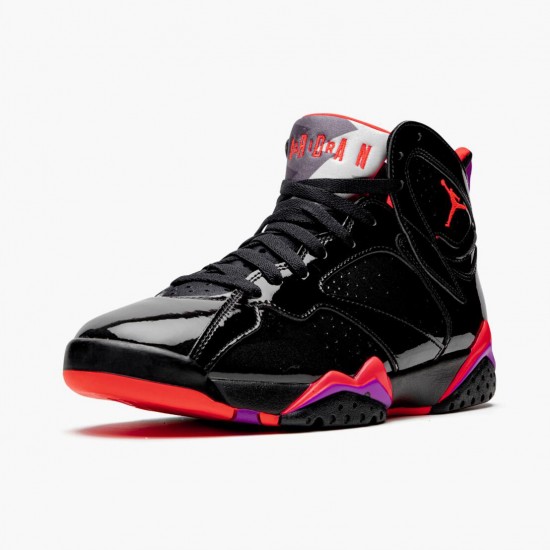 Nike Air Jordan 7 Retro Black Patent AJ Shoes