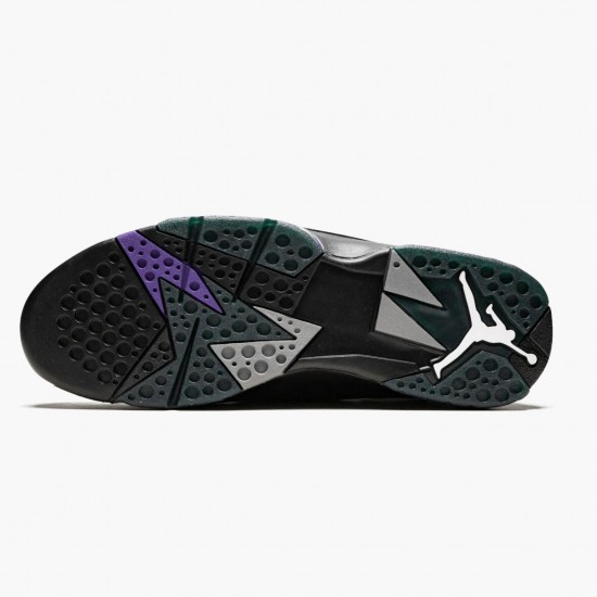 Nike Air Jordan 7 Retro Ray Allen Black Fierce Purpler Dark Stee AJ Shoes