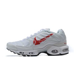 Nike Air Max Plus Tn (M) White Red CU3454-100 Shoes