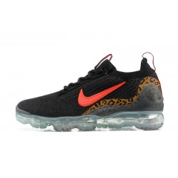 Nike Air VaporMax 2021 Flyknit (W/M) Black Red Shoes