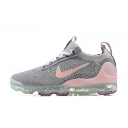 Nike Air VaporMax 2021 Flyknit (W/M) Grey and Pink Shoes
