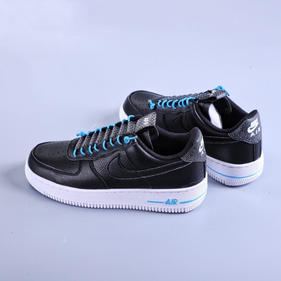 WMNS Air Force 1 Low 07 Lux Black Light Blue