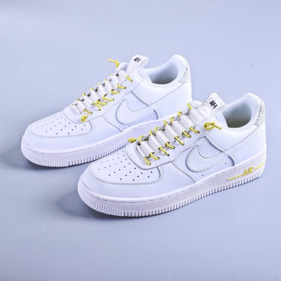 WMNS Air Force 1 Low Lux White "Chrome Yellow"