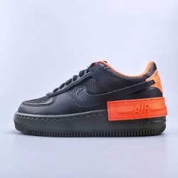 WMNS Air Force 1 Shadow Black "Hyper Crimson Cargo Khaki"