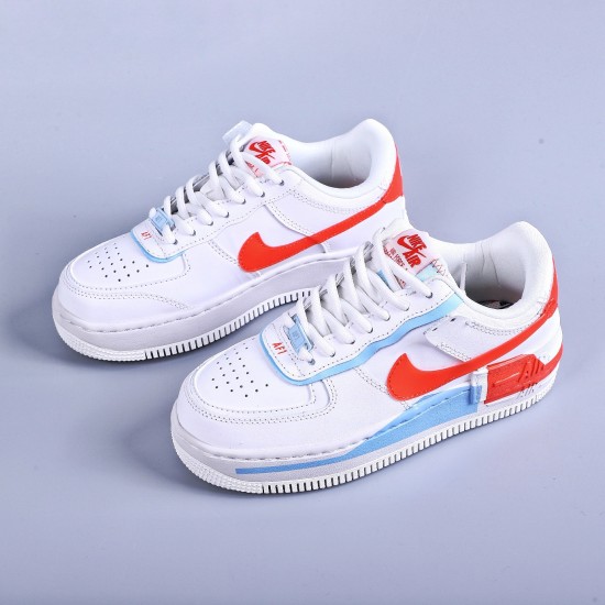 WMNS Air Force 1 Shadow Summit White Team Orange