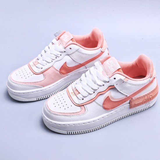 WMNS Air Force 1 Shadow White Coral Pink