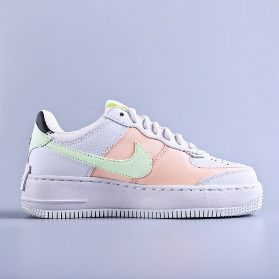 WMNS Air Force 1 Shadow White Crimson Tint