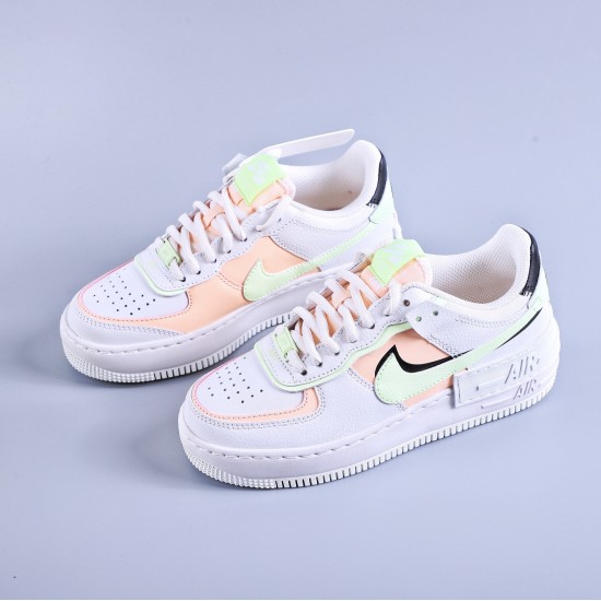 WMNS Air Force 1 Shadow White Crimson Tint