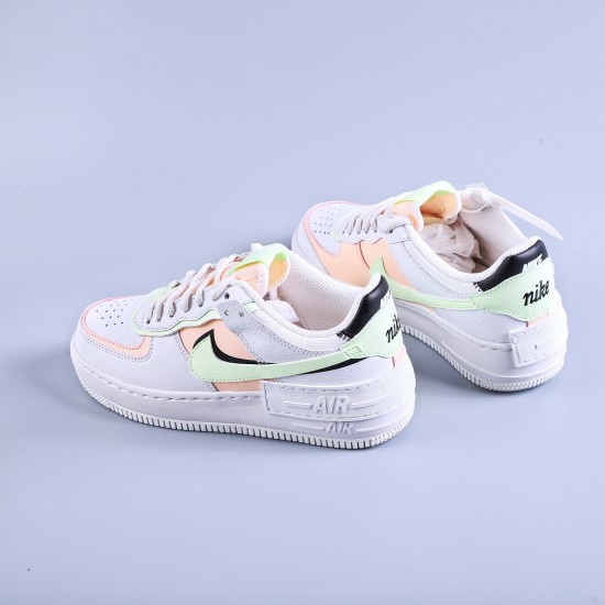 WMNS Air Force 1 Shadow White Crimson Tint