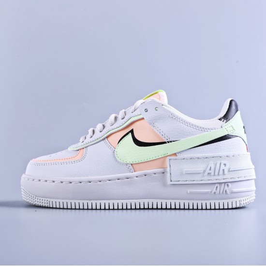 WMNS Air Force 1 Shadow White Crimson Tint