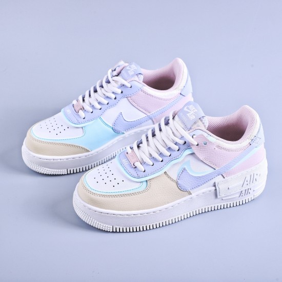 WMNS Air Force 1 Shadow White Glacier Blue Ghost