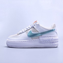 WMNS Air Force 1 Shadow White "Hydrogen Blue" 