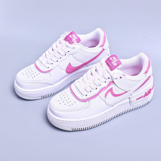 WMNS Air Force 1 Shadow White Magic Flamingo