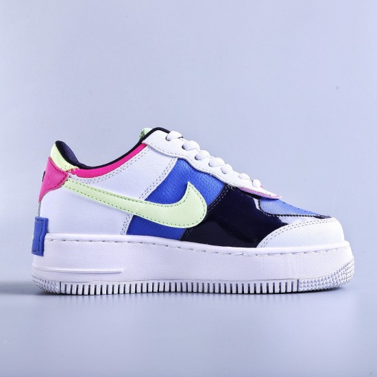 WMNS Air Force 1 Shadow White Sapphire Barely Volt