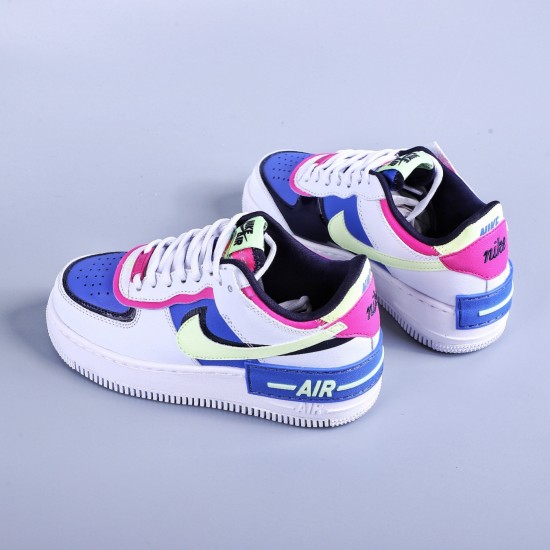 WMNS Air Force 1 Shadow White Sapphire Barely Volt