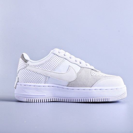 WMNS Air Force 1 Shadow White Stone Atomic Pink