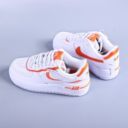 WMNS Air Force 1 Shadow White "Total Orange"