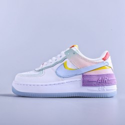 Wmns Air Force 1 Shadow White "Hydrogen Blue"