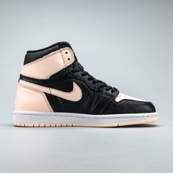 Air Jordan 1 Retro High Black "Crimson Tint"