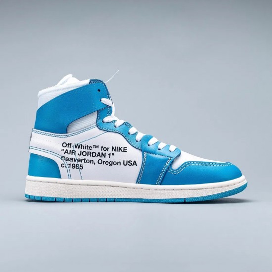 Air Jordan 1 Retro High Off-White University Blue