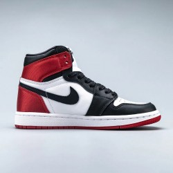 Air Jordan 1 Retro High "Satin Black Toe"