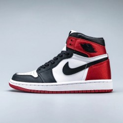 Air Jordan 1 Retro High "Satin Black Toe"