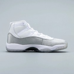 Air Jordan 11 Retro White "Metallic Silver"