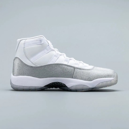 Air Jordan 11 Retro White Metallic Silver