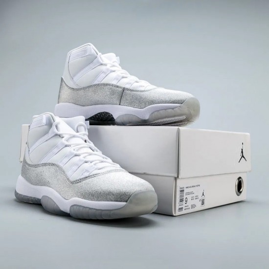 Air Jordan 11 Retro White Metallic Silver